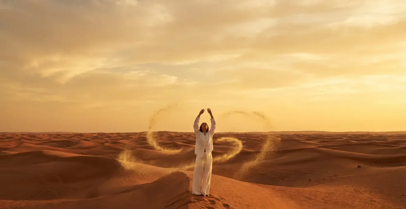 Visualización energética de manifestación de abundancia universal